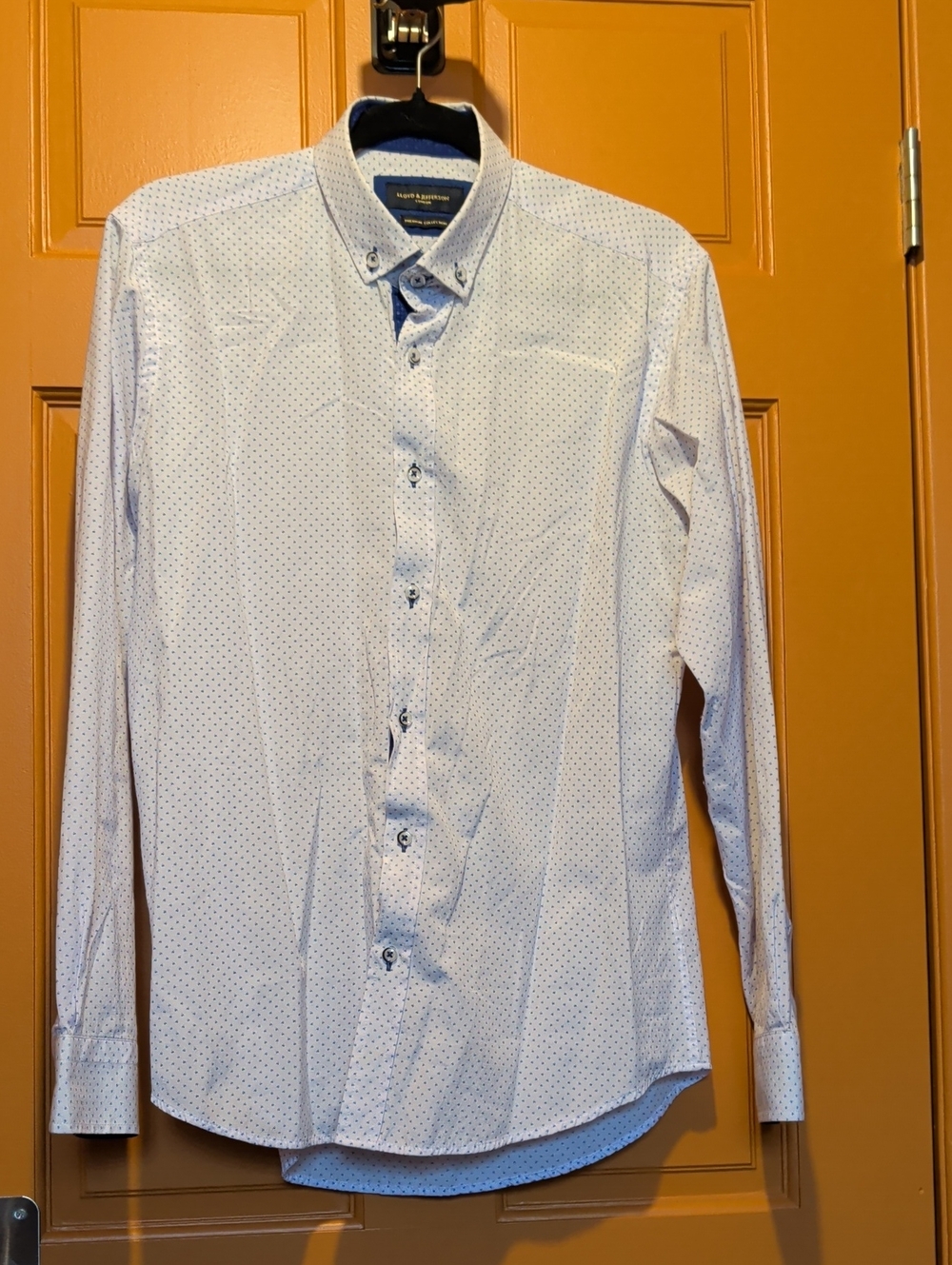 Lloyd & JEFFERSON Light Blue Microdot Button-Down Shirt